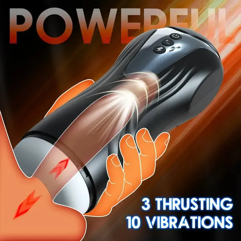 360° Rotating & Telescoping Male Pleasure Device