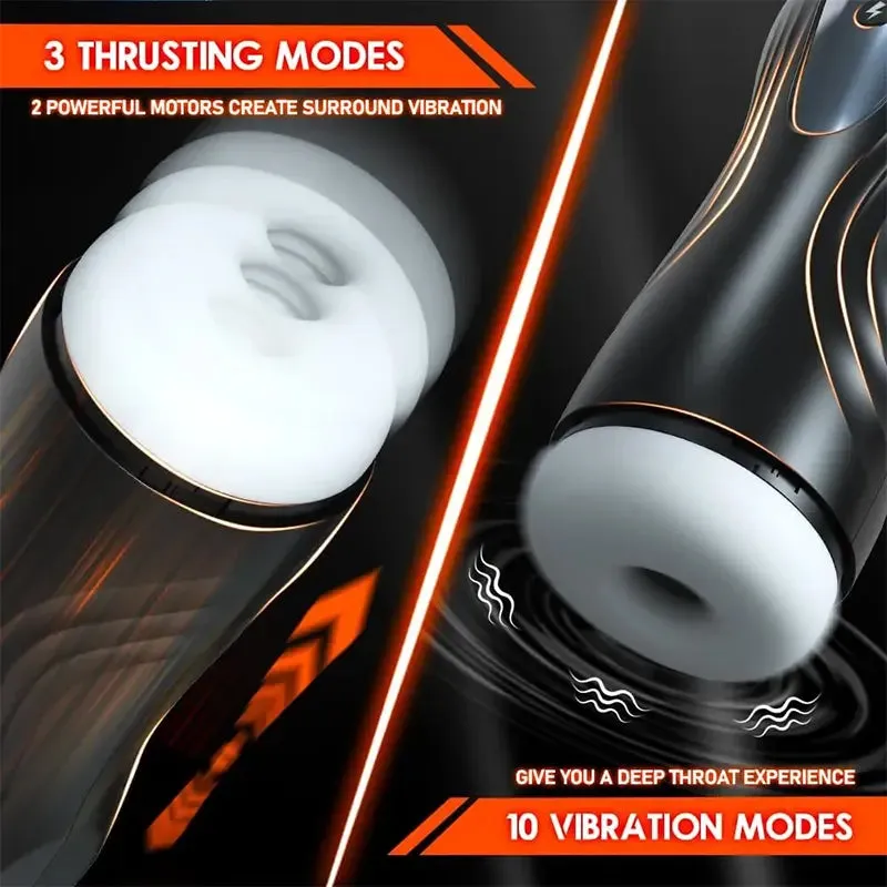 360° Rotating & Telescoping Male Pleasure Device