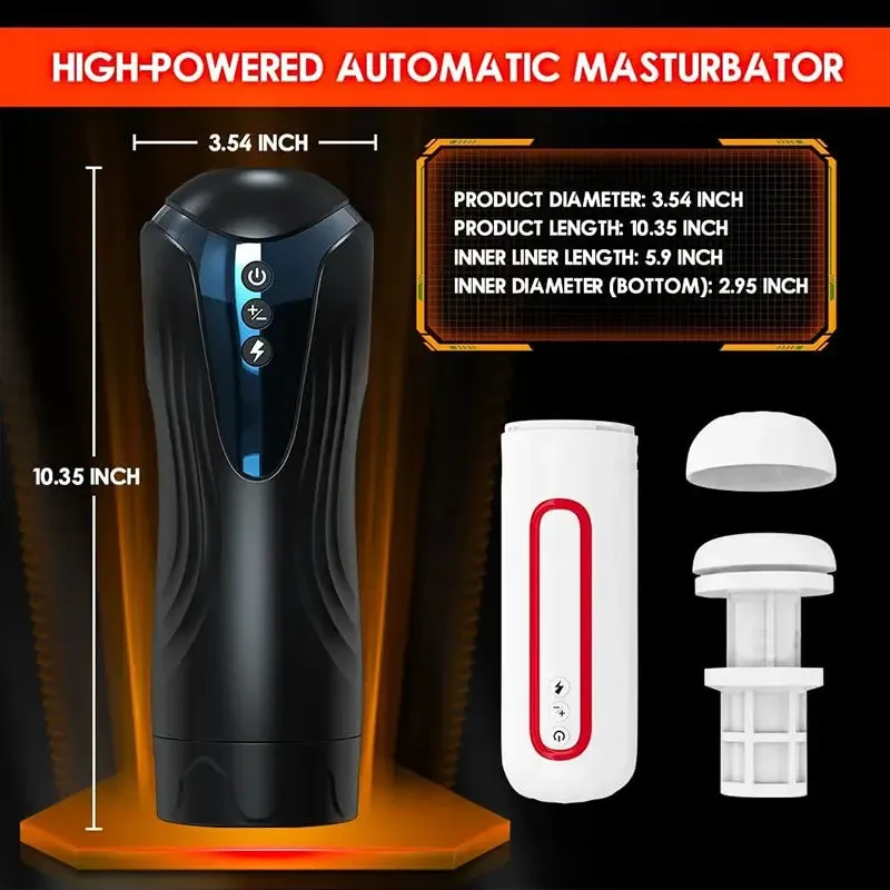 360° Rotating & Telescoping Male Pleasure Device