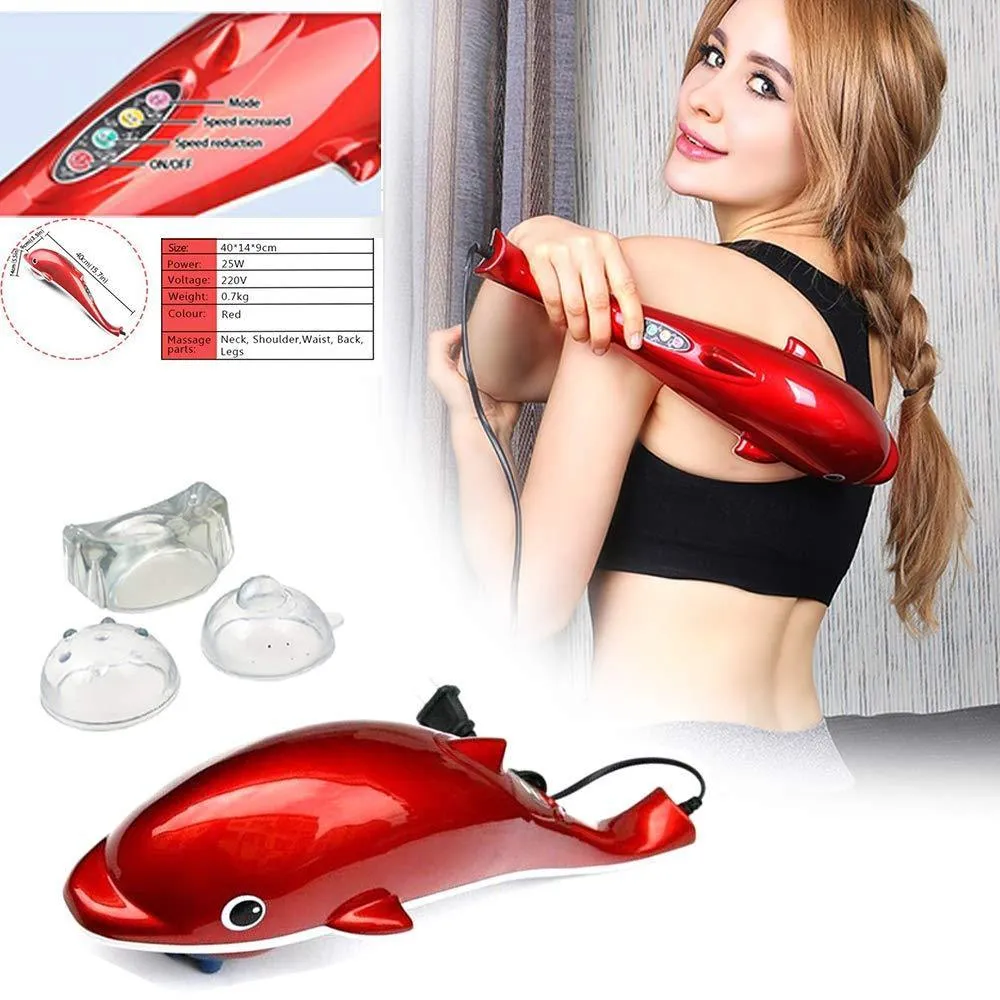 382 3 in 1 Dolphin Handheld Massager