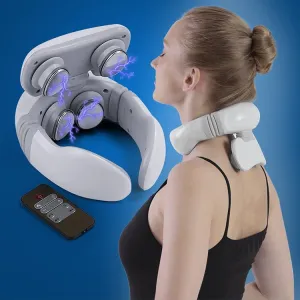 4D Intelligent Neck Massager   Remote Control