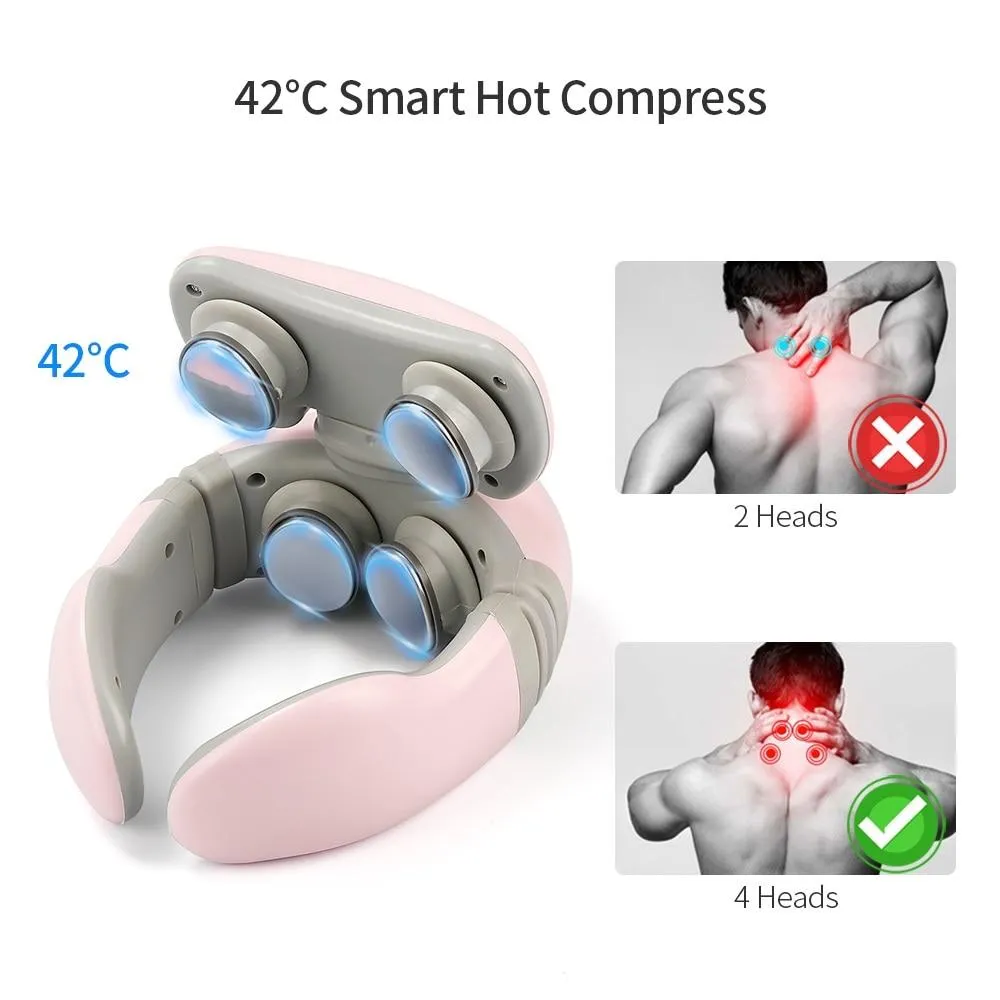 4D Intelligent Neck Massager   Remote Control