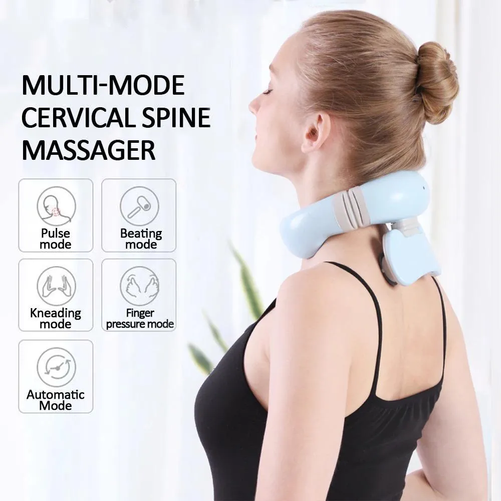 4D Intelligent Neck Massager   Remote Control