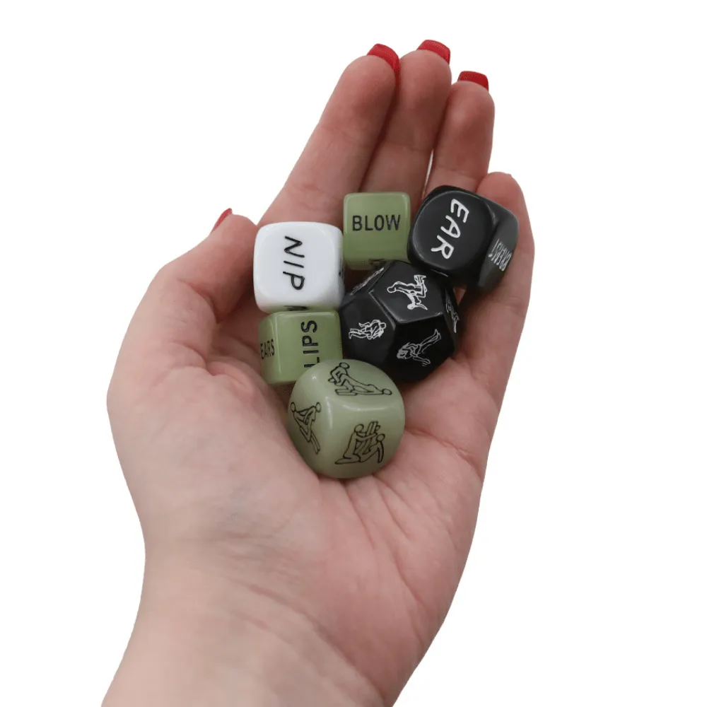 6 Piece Erotic Sex Dice Set