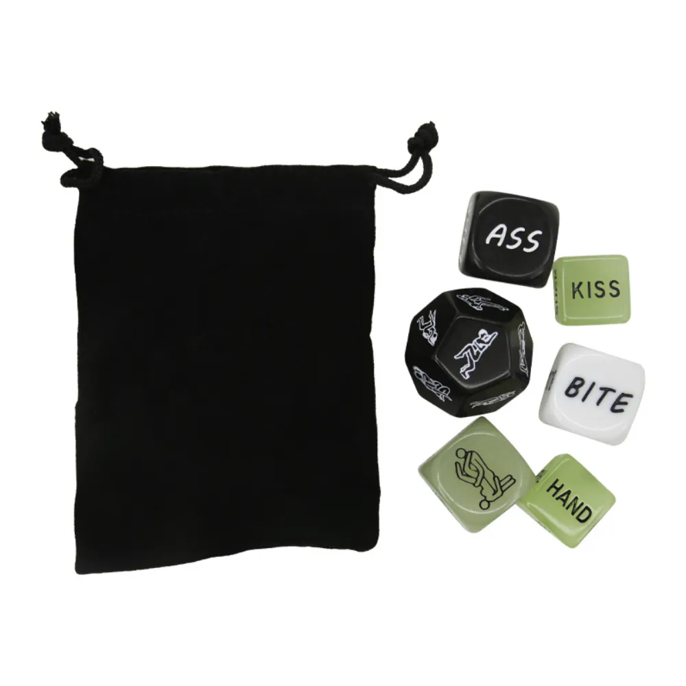 6 Piece Erotic Sex Dice Set