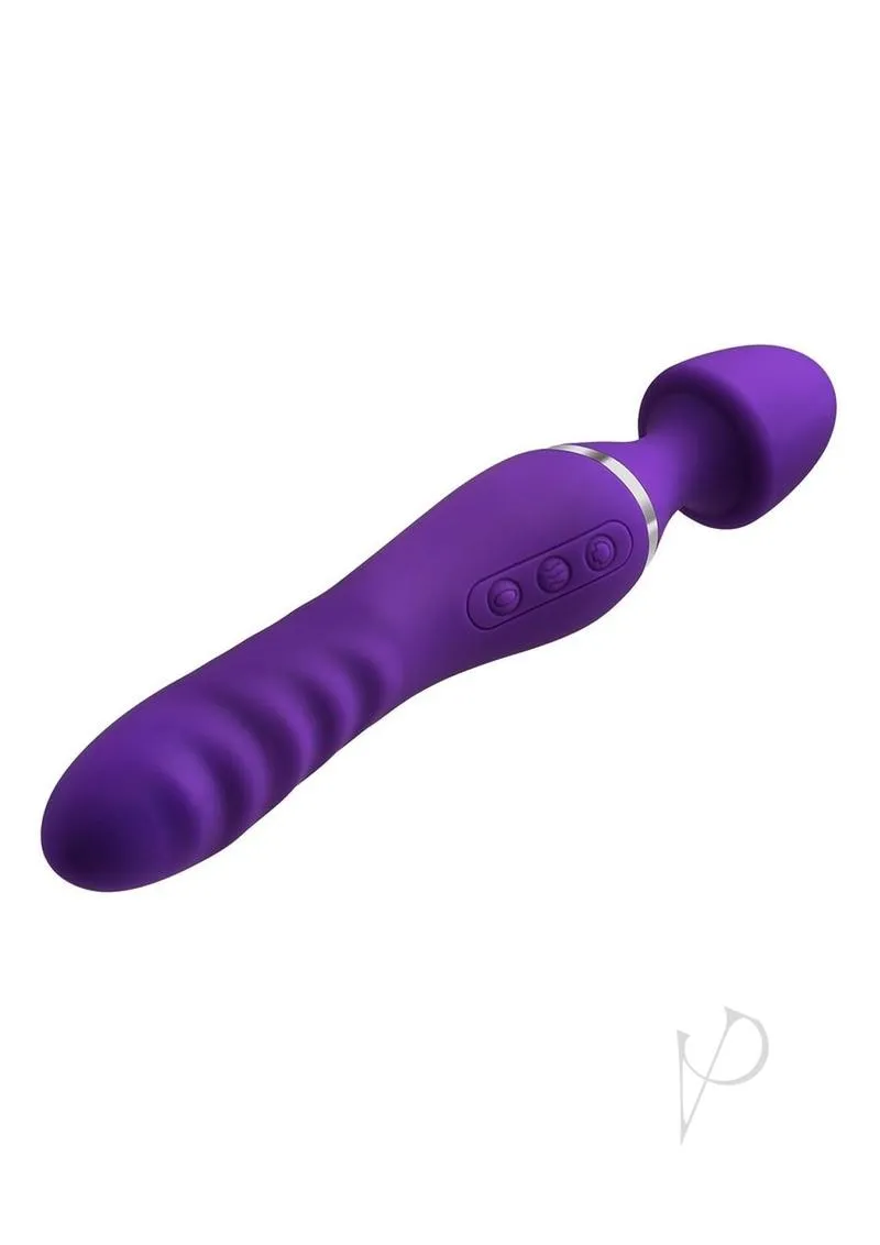 Aande Dual End Twirling Wand Purple