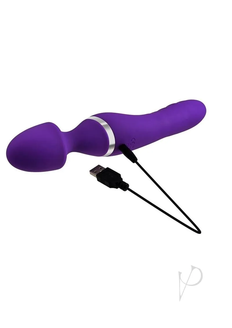 Aande Dual End Twirling Wand Purple