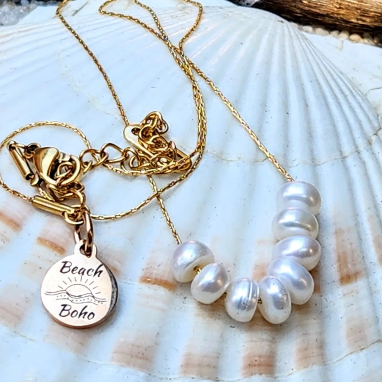 AKOYA PEARLS - WATERPROOF PEARL 18K NECKLACE