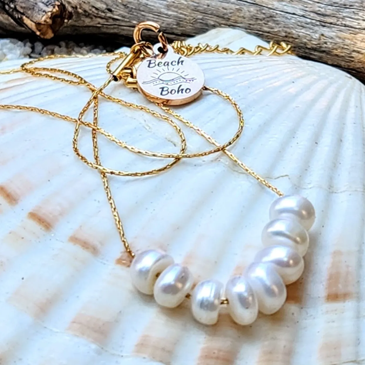 AKOYA PEARLS - WATERPROOF PEARL 18K NECKLACE