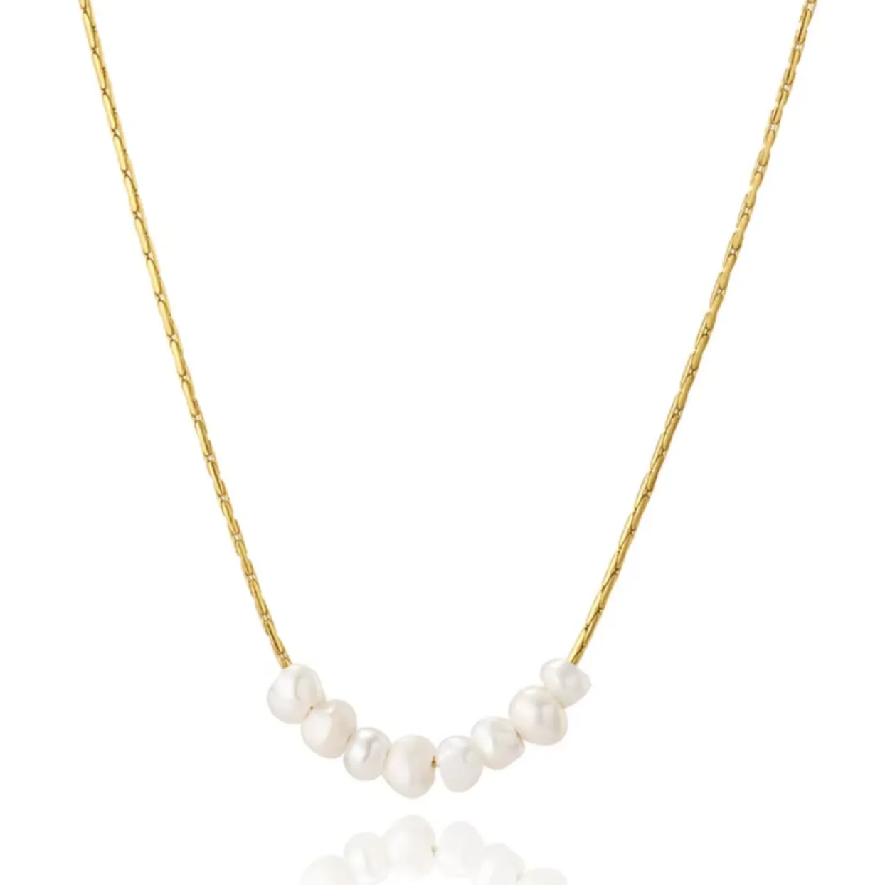 AKOYA PEARLS - WATERPROOF PEARL 18K NECKLACE