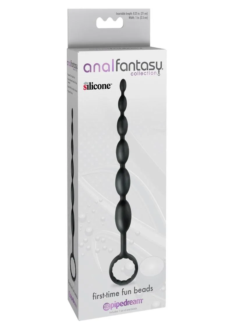 Anal Fantasy Collection Silicone First Time Fun Beads