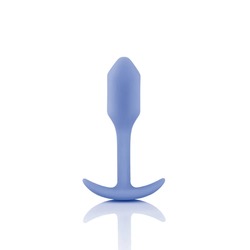 b-Vibe Snug Plug 1 Weighted Silicone Anal Plug