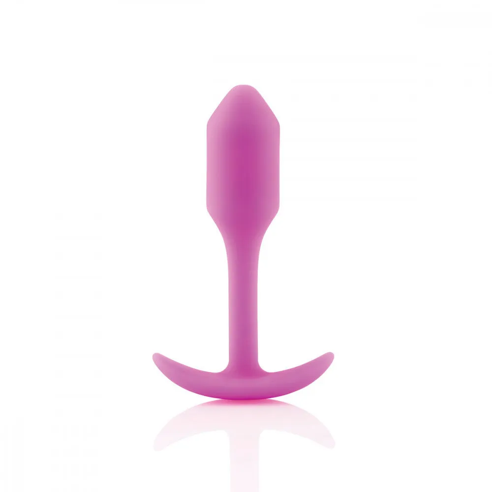 b-Vibe Snug Plug 1 Weighted Silicone Anal Plug