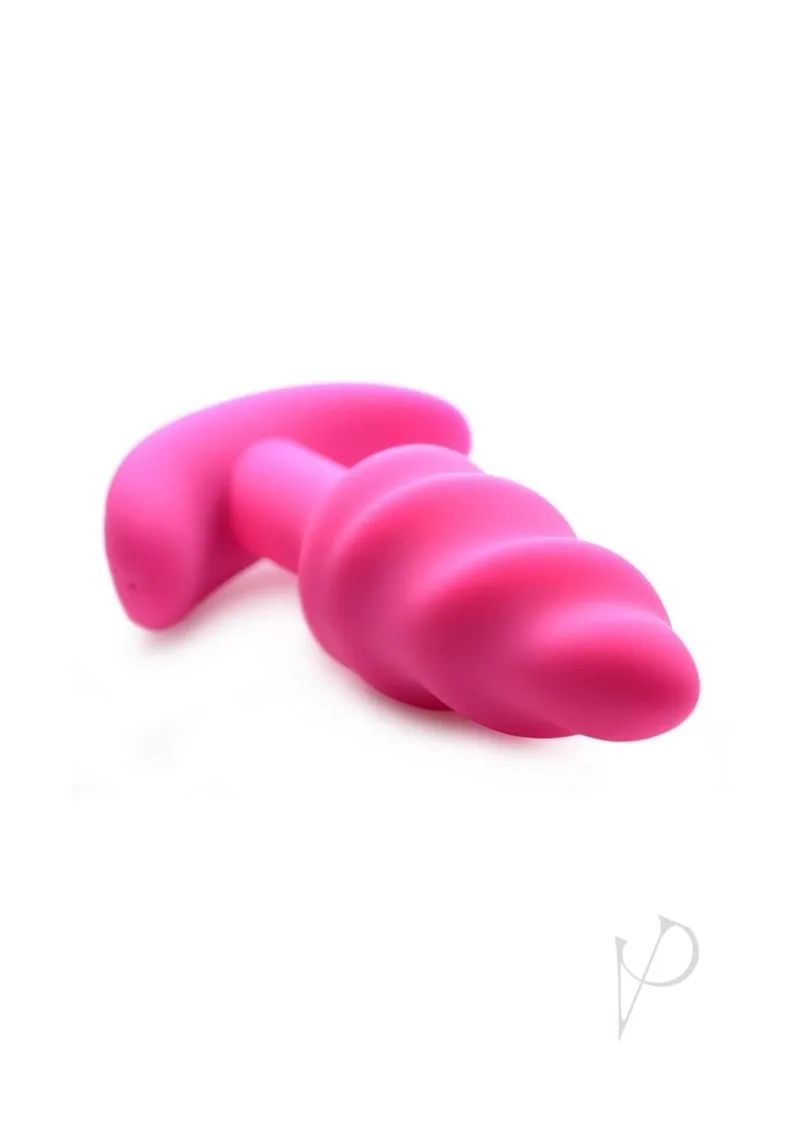 Bang 21x Vibe Swirl Plug W/remote Pink