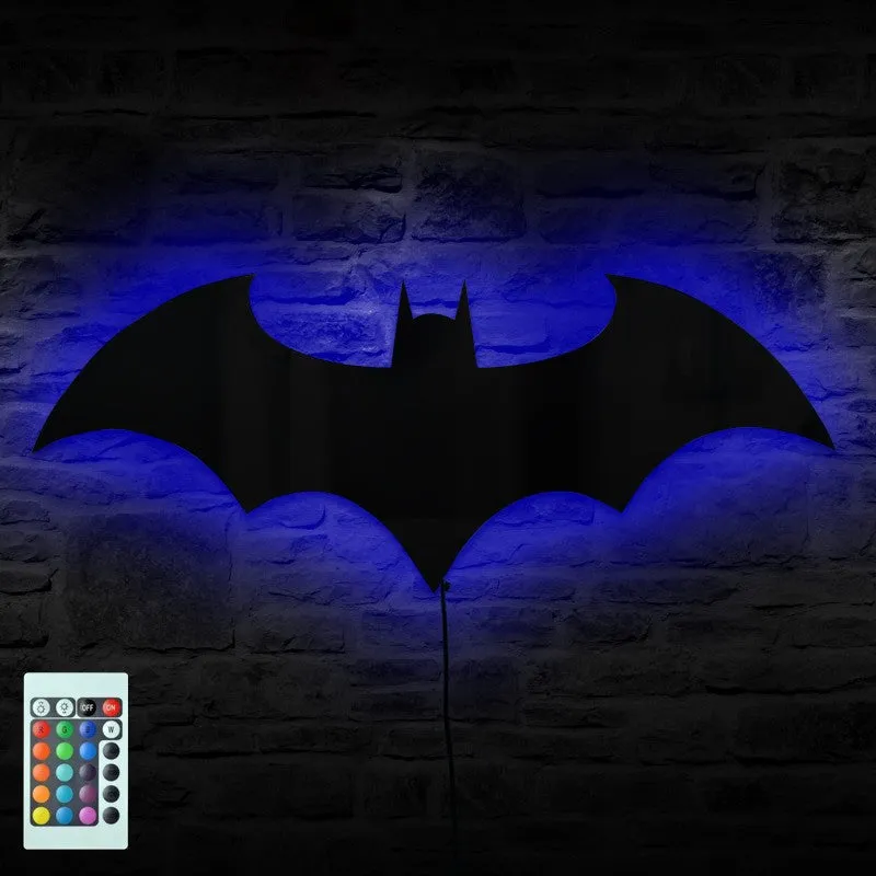 BATMAN Remote Controlled LED Wall Light/Mirror