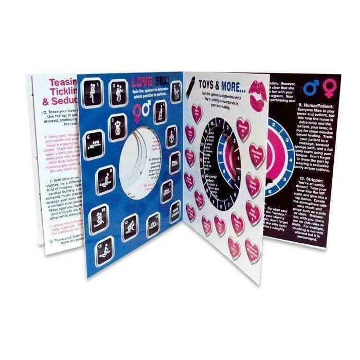 Bedroom Book Adult Couples Bedroom Foreplay Spinner Game