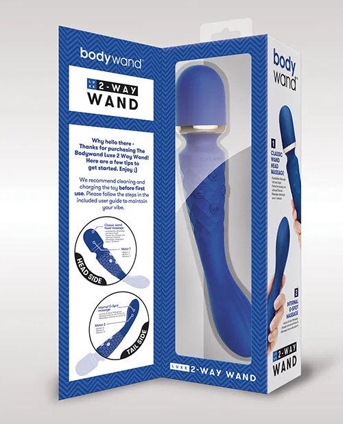 Bodywand Luxe 2 Way Wand Massager - Blue