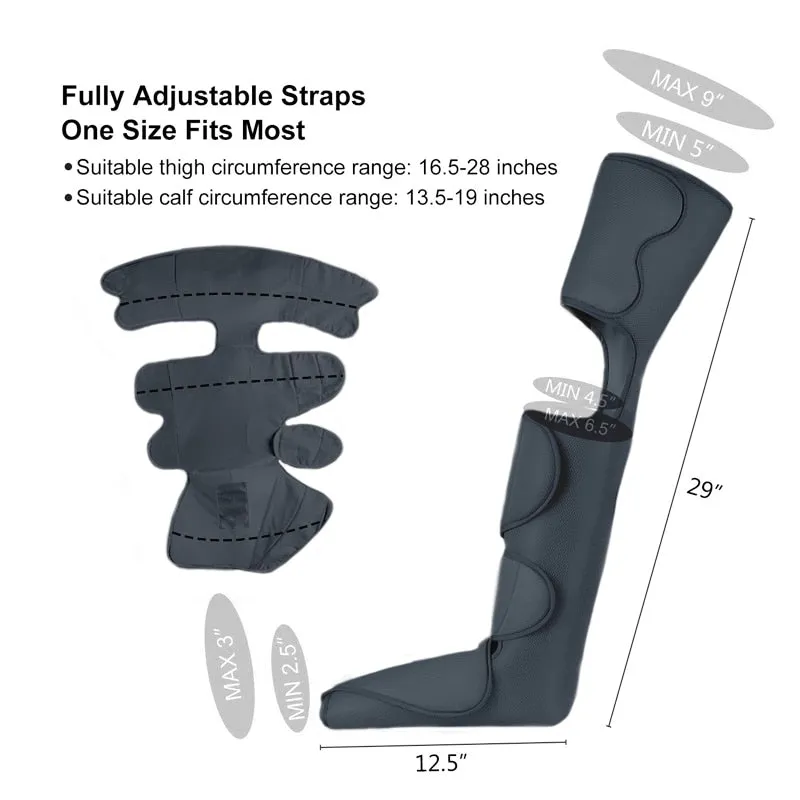 Calf/Foot/Leg Air Compression Massager Heated Circulation