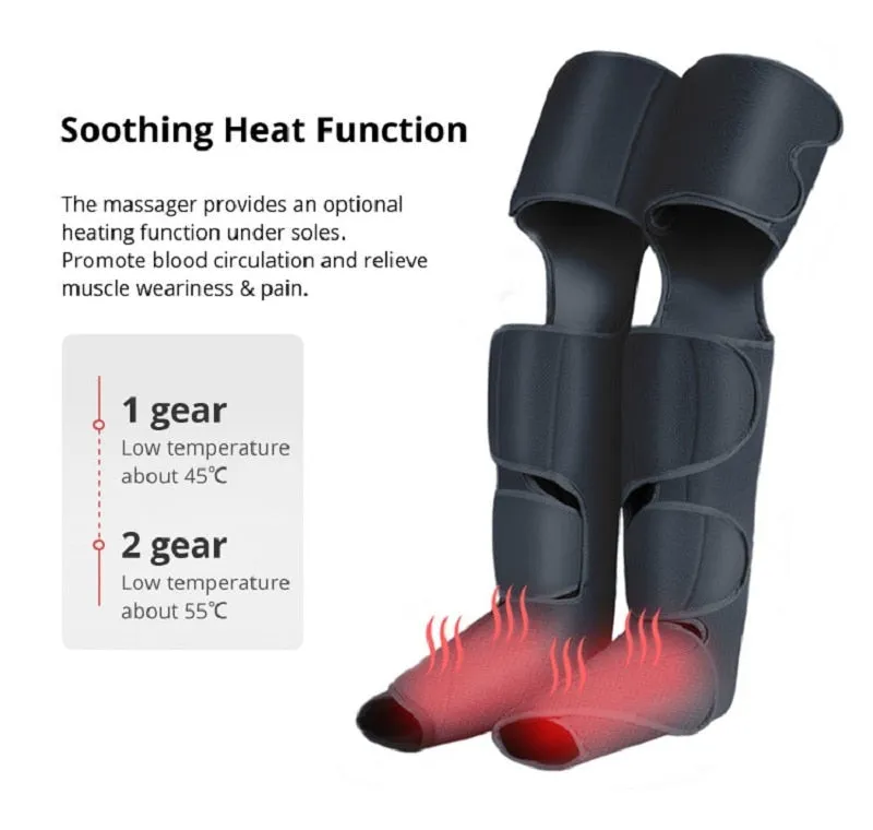 Calf/Foot/Leg Air Compression Massager Heated Circulation