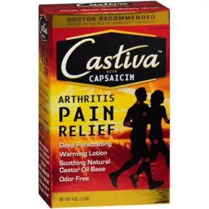 Castiva Warming Arthritis Pain Relief Lotion with Capsaicin, 4 oz