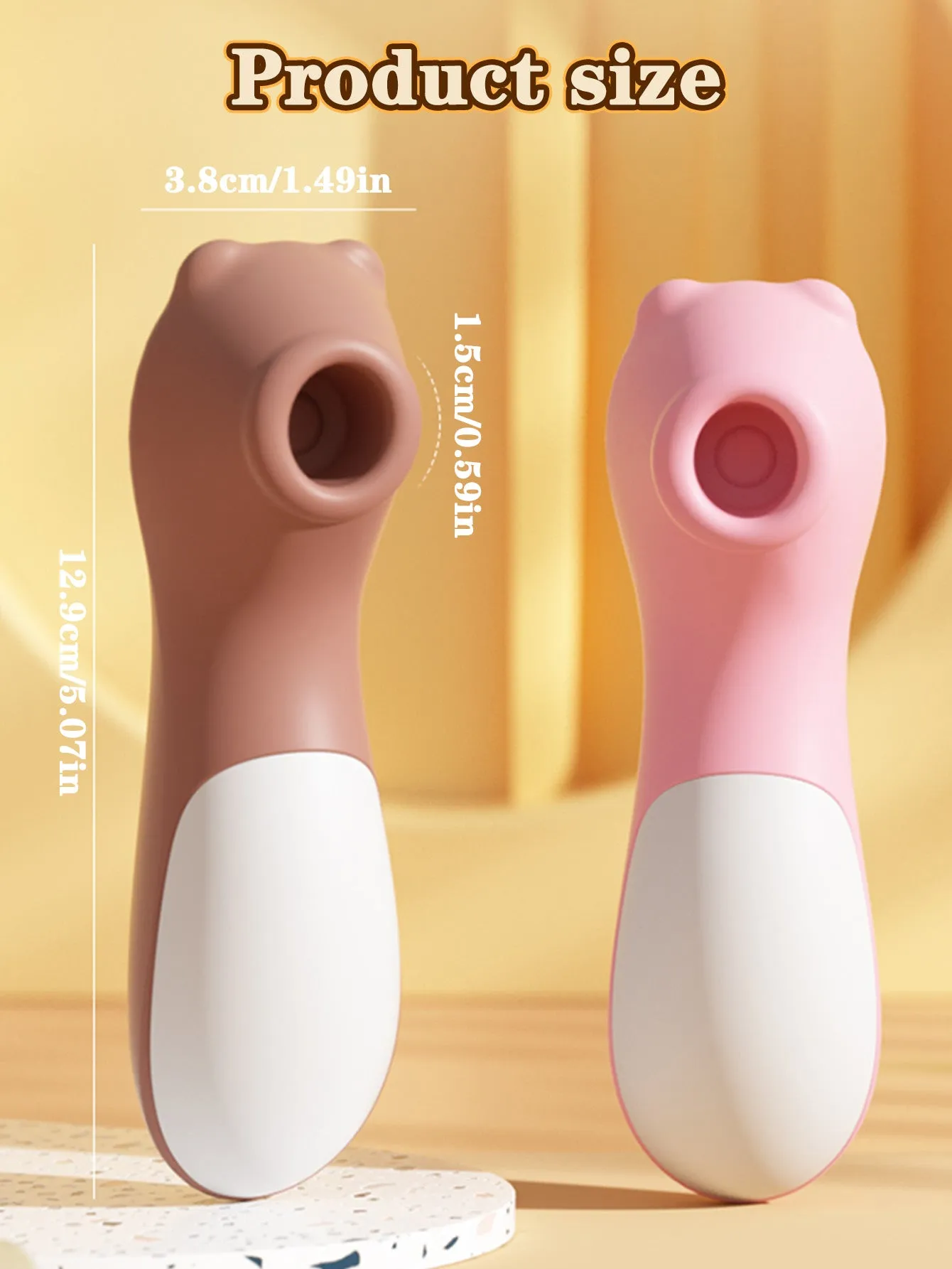 Clit Sucking Stimulator - Fantasy Bear Pocket Clitoral Vibrator Gift Female Sex Toy