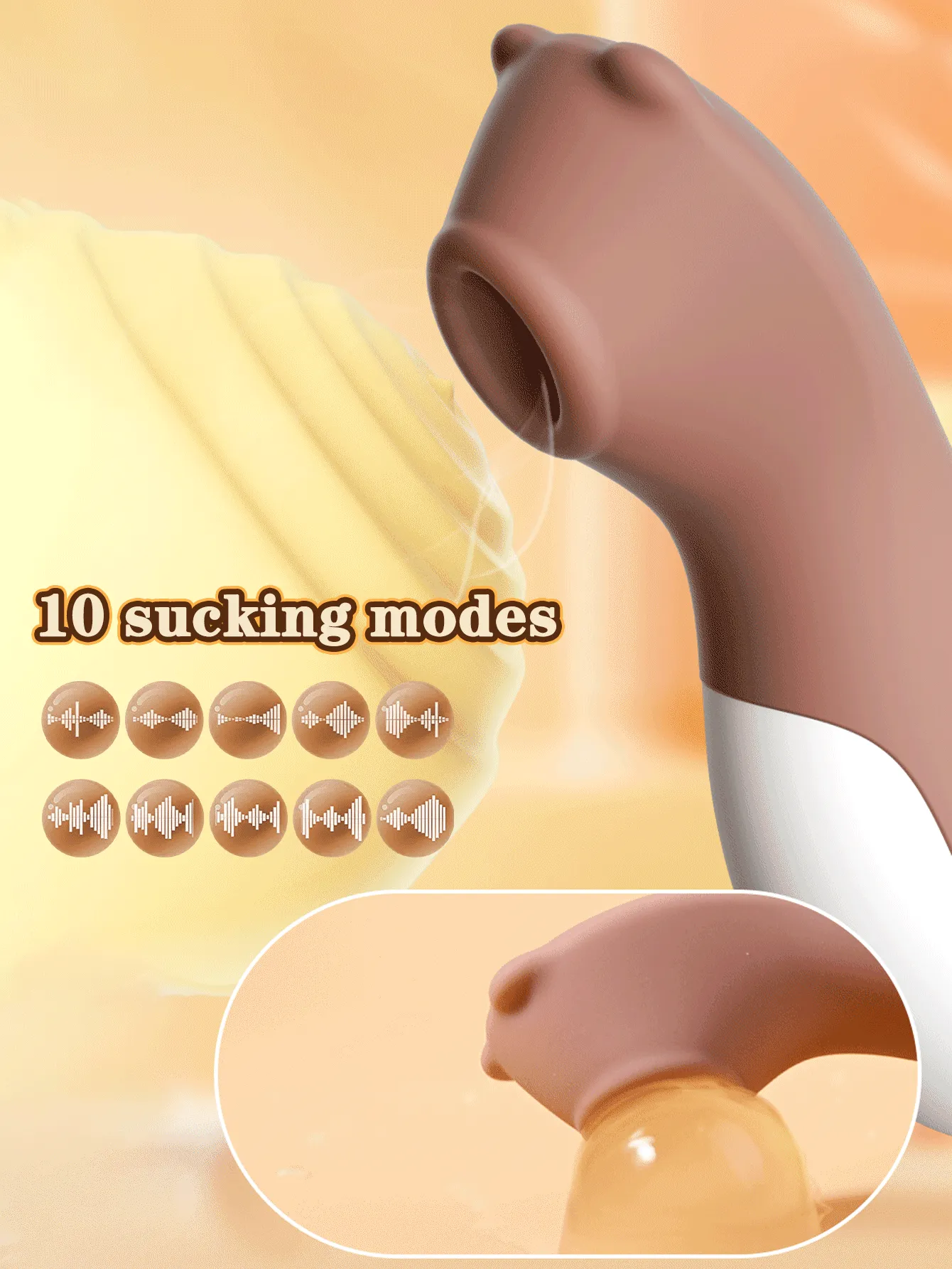 Clit Sucking Stimulator - Fantasy Bear Pocket Clitoral Vibrator Gift Female Sex Toy