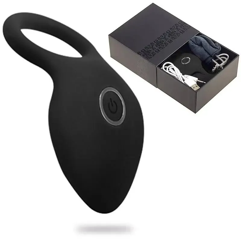 Couples Dual Sensation Pleasure Vibrating Cock Ring Vibrator