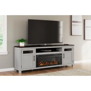 Modern Darborn TV Stand with Electric Fireplace for Stylish Home Decor