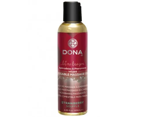 Dona by Jo Let Me Kiss You Aphrodisiac and Pheromone Infused Kissable Massage Oil