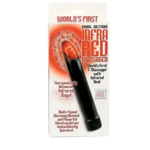 Dual Action Infra Red Massager - Multi Speed Black