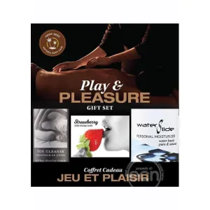 Earthly Body Hemp Seed Play & Pleasure Gift Set - Strawberry