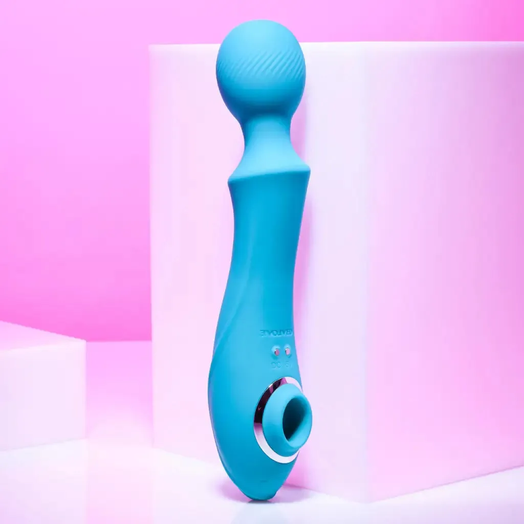 Evolved 'Wanderful Sucker' Rechargeable Wand with Suction