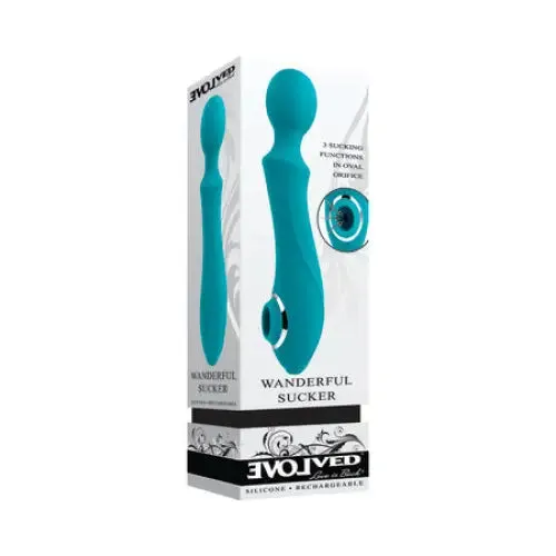 Evolved 'Wanderful Sucker' Rechargeable Wand with Suction