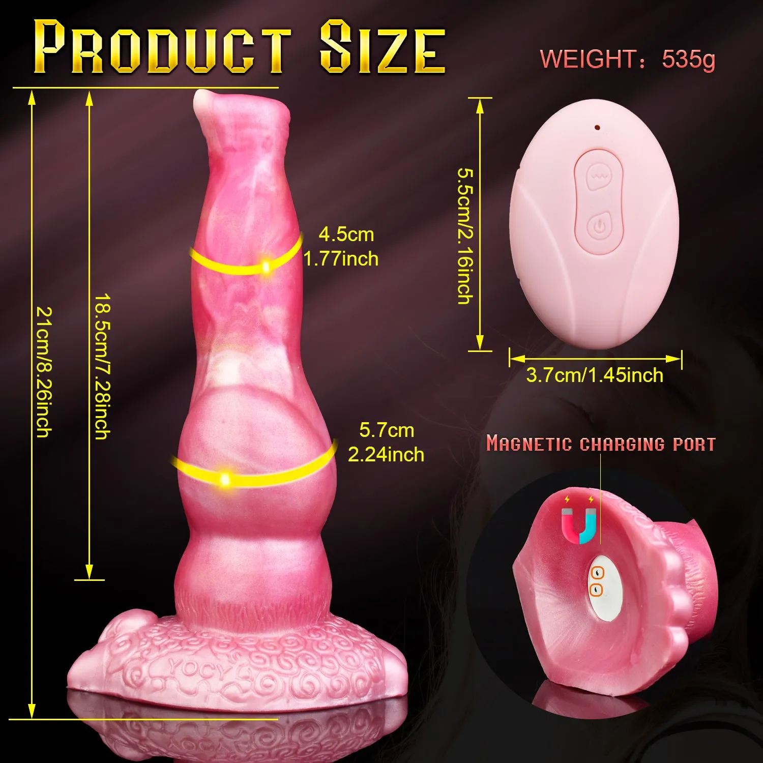 Fantasy Dogdildo Butt Plug - Exotic Colorful Animal Anal Dildo Male Female Sex Toys