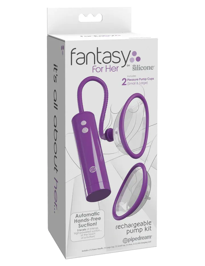 Fantasy For Her Rechargeable Pleasure Pump Kit