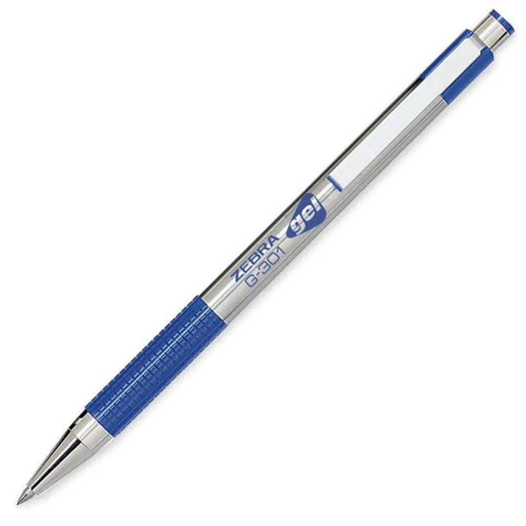 G-301 Retractable Gel Pen .7mm Blue