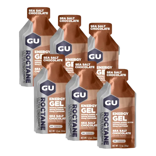 GU Energy - Roctane Energy Gels - Sea Salt Chocolate (with caffeine)