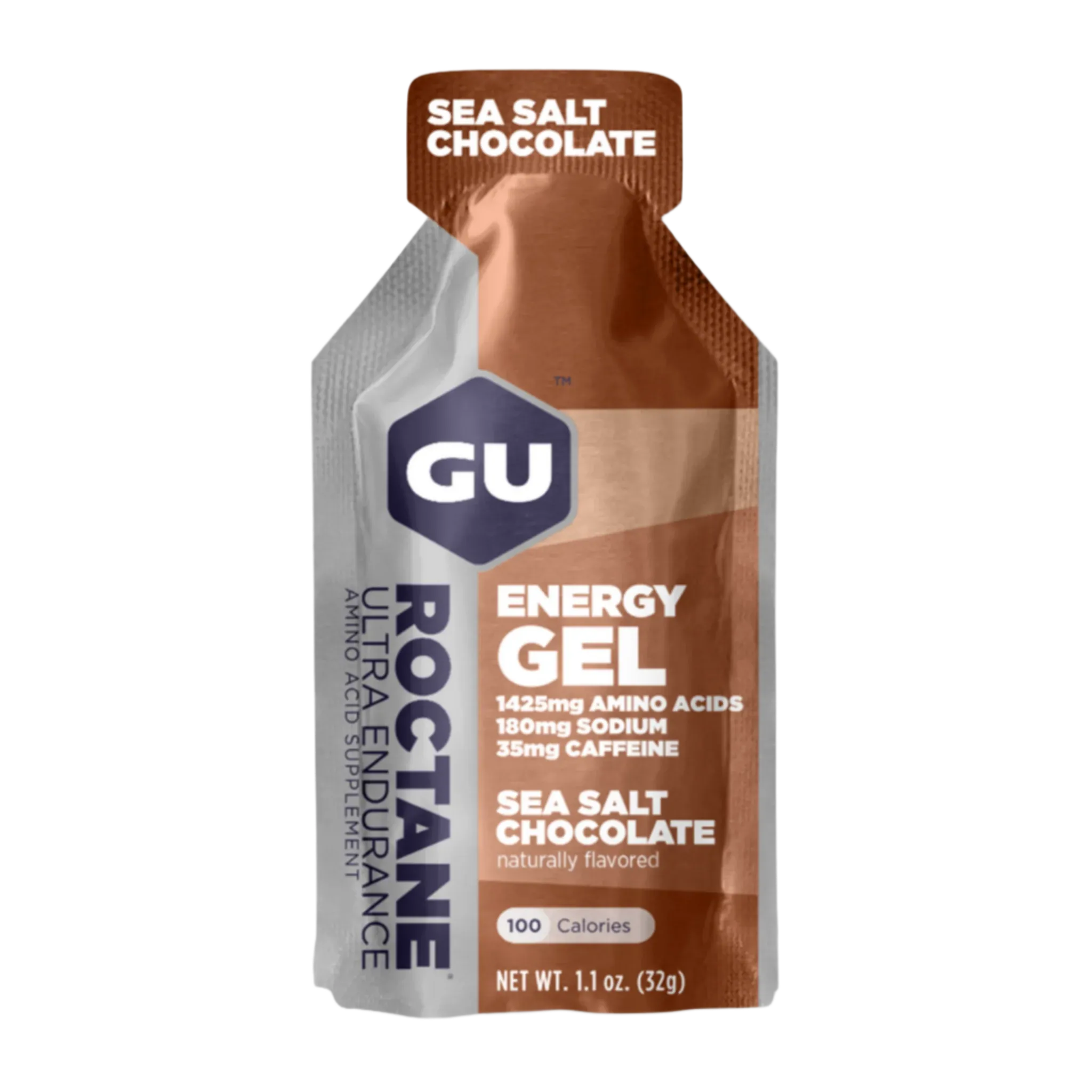 GU Energy - Roctane Energy Gels - Sea Salt Chocolate (with caffeine)