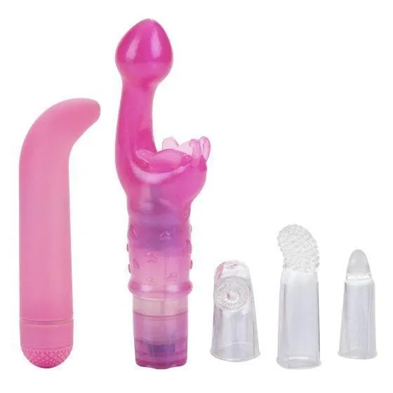 Her G Spot Multi Speed Vibrator Kit with Butterfly Kiss Stimulator