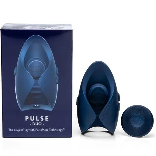 Hot Octopuss Pulse Duo Rechargeable Remote-Controlled Vibrating Stroker Blue