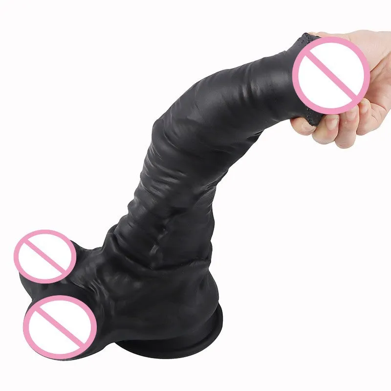 Huge Horse Dildo Anal Butt Plug Prostate Massager - Lifelike Monsterdildo Big Suction Cup Sex Toy