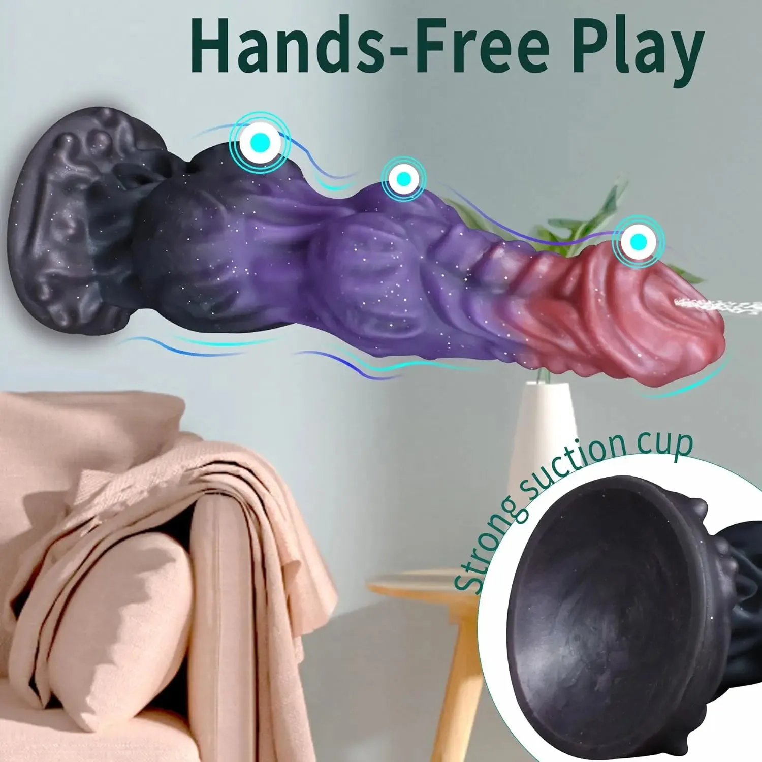 Huge Monster Dildo Ejaculating Butt Plug - Exotic Squirting Animal Dildos Sex Toys