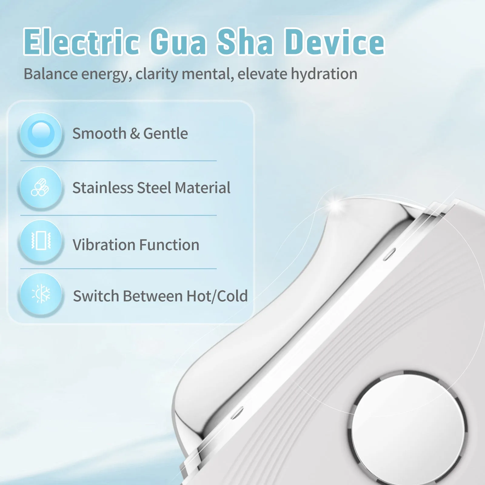 InfiniteRelax Electric Gua Sha Facial Tool