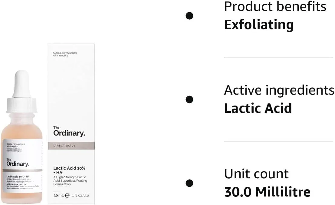 Lactic Acid 10%   Ha 30ml