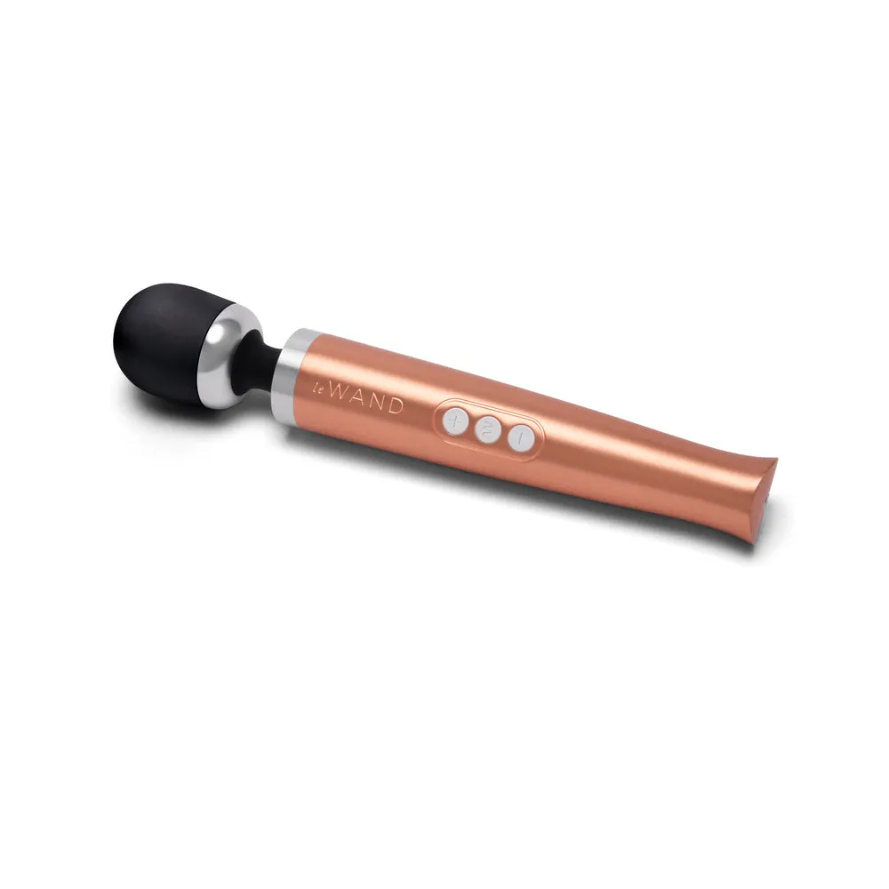 Le Wand Die Cast Rechargeable Massager Rose Gold