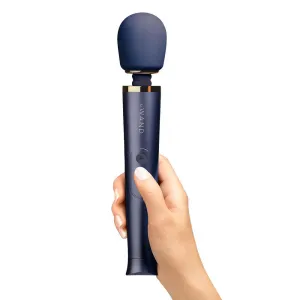 Le Wand Silicone Blue Rechargeable Vibrating Wand Massager