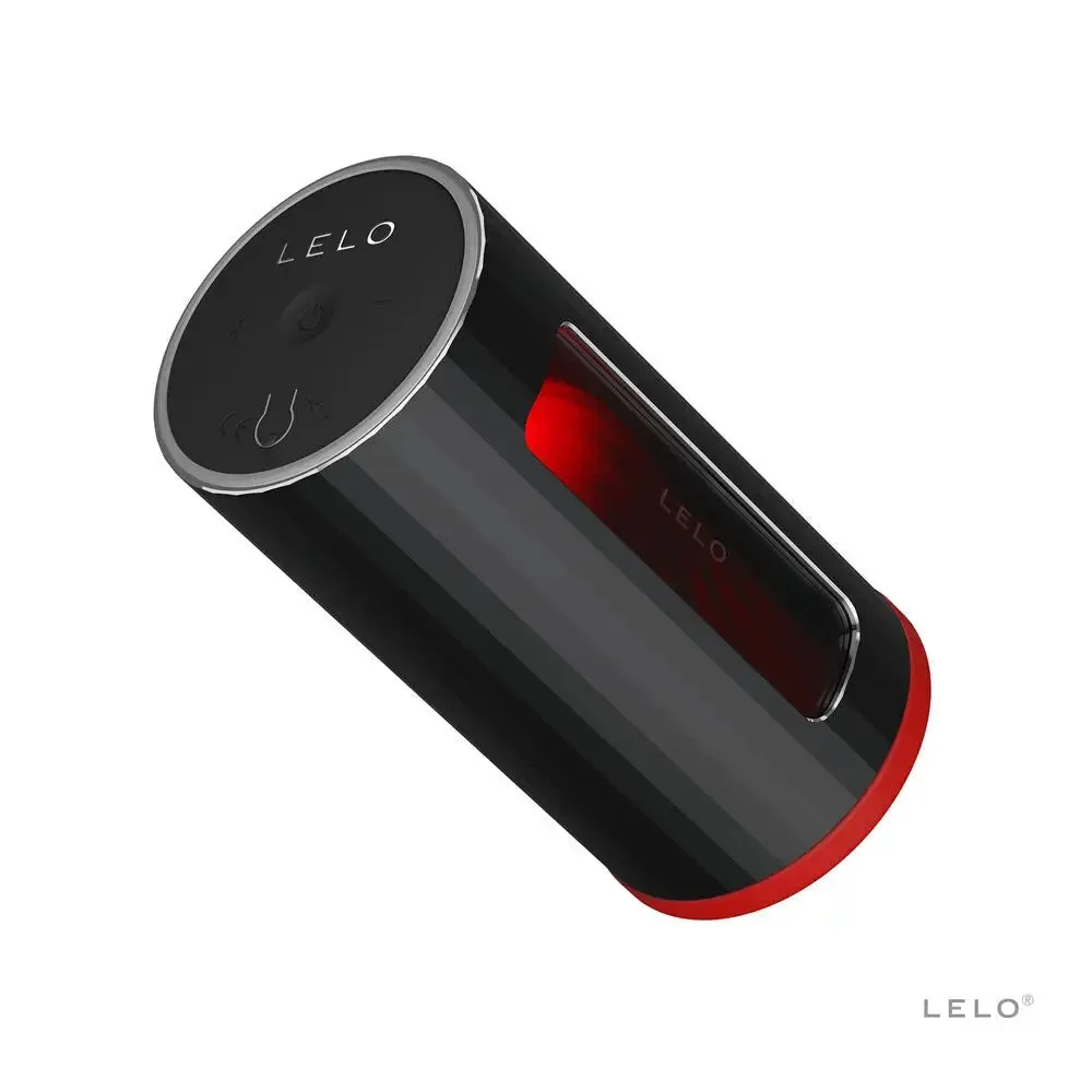 Lelo F1s Silicone Red Rechargeable Vibrating Male Masturbator