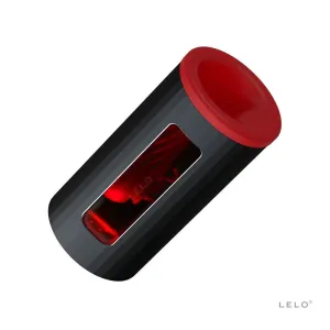 Lelo F1s Silicone Red Rechargeable Vibrating Male Masturbator