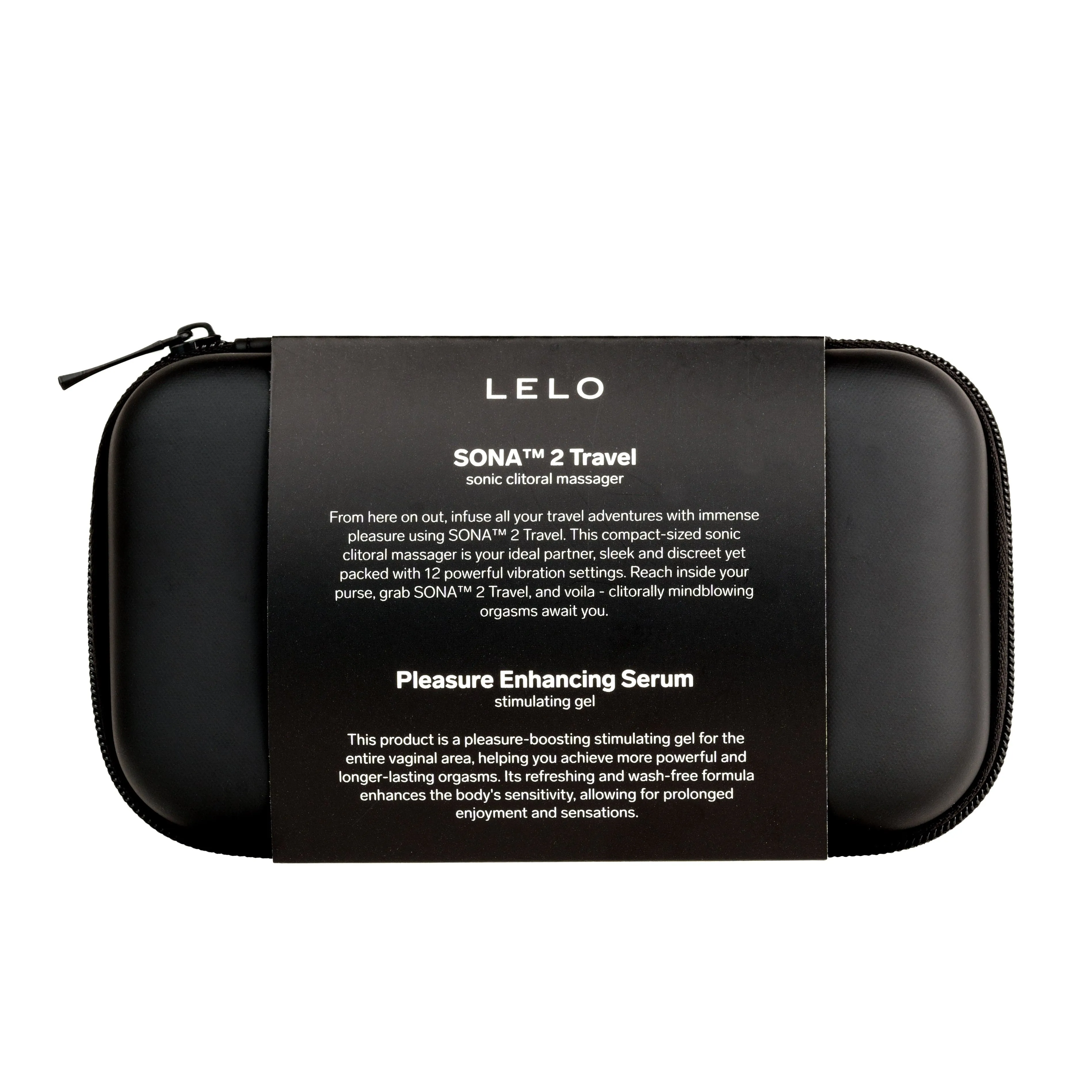 LELO Pleasure Kit - Portable B Sona 2 Clitoral Massager with Performance-Enhancing Serum