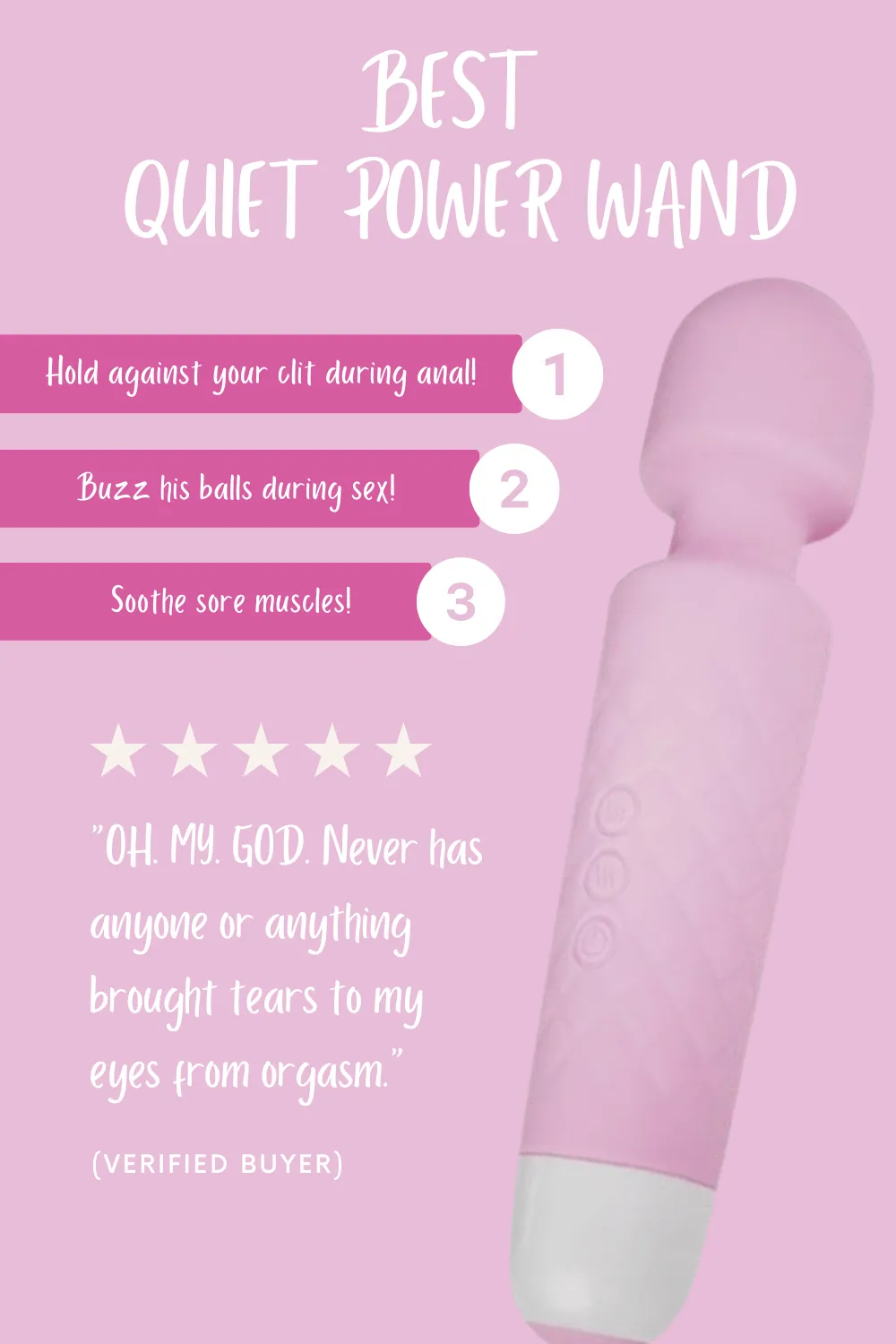 Lust Silicone Rechargeable Wand